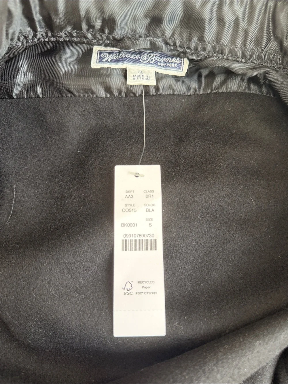 Wallace & Barnes CPO for J.Crew Button-Up Wool Shirt Jacket in Black
